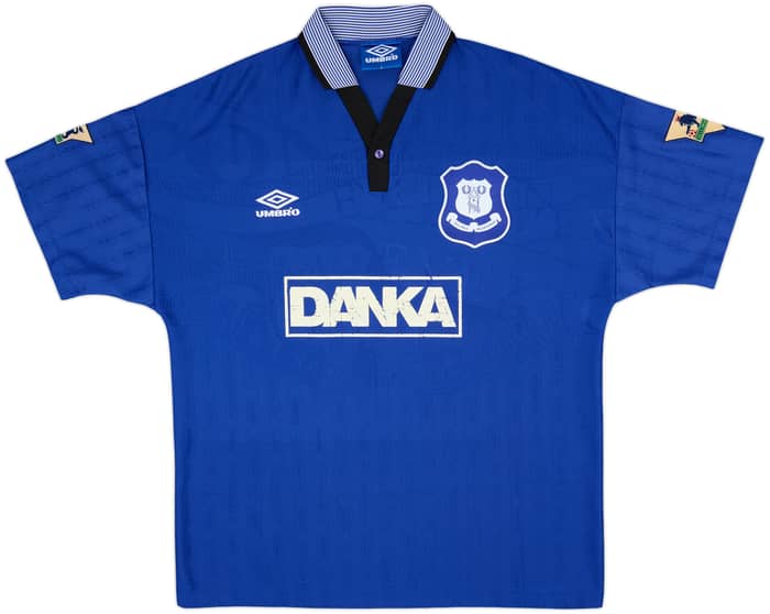 1995-97 Everton Home Shirt Ferguson #9 - 6/10 - (L)