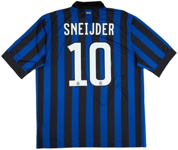 2011-12 Inter Milan Home Shirt Sneijder #10 - 8/10 - (XL)