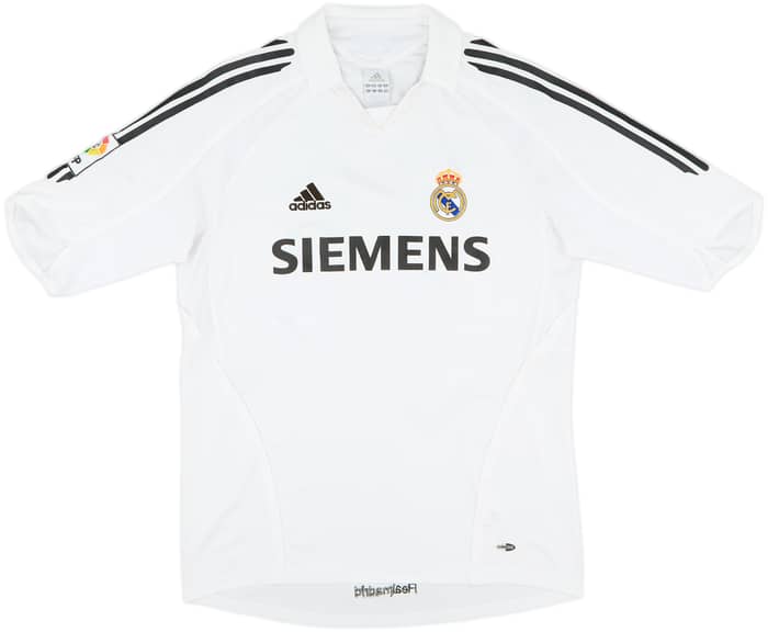 2005-06 Real Madrid Home Shirt Beckham #23 - 8/10 - (M)