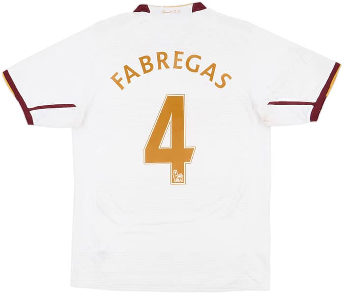 2007-08 Arsenal Away Shirt Fabregas #4 - 6/10 - (S)