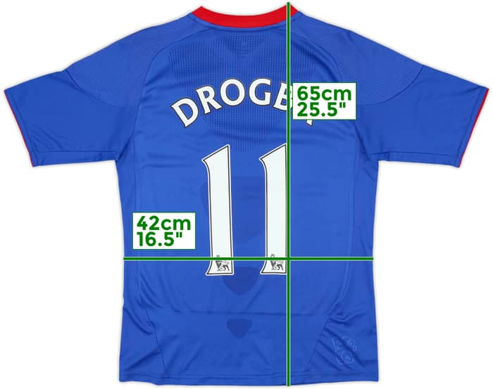 2010-11 Chelsea Home Shirt Drogba #11 - 6/10 - (Women's S)