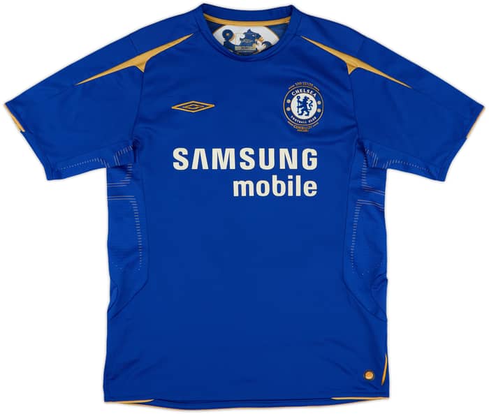 2005-06 Chelsea Centenary Home Shirt Essien #5 - 6/10 - (M)