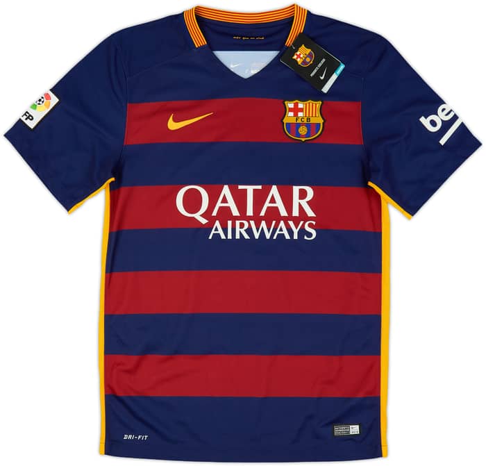 2015-16 Barcelona Home Shirt Neymar Jr #11 (S)