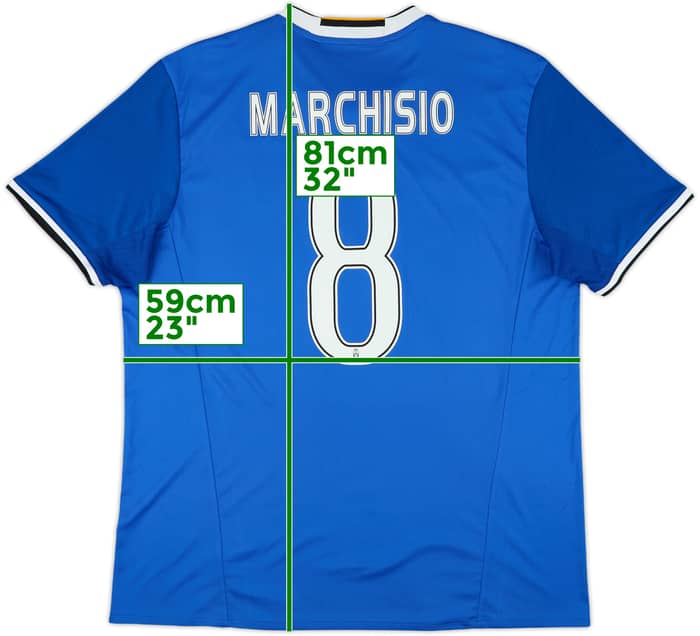 2016-17 Juventus Away Shirt Marchisio #8 - 10/10 - (XL)