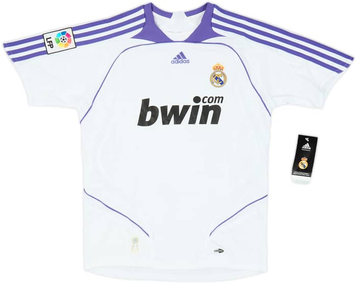 2007-08 Real Madrid Home Shirt (M.Boys)