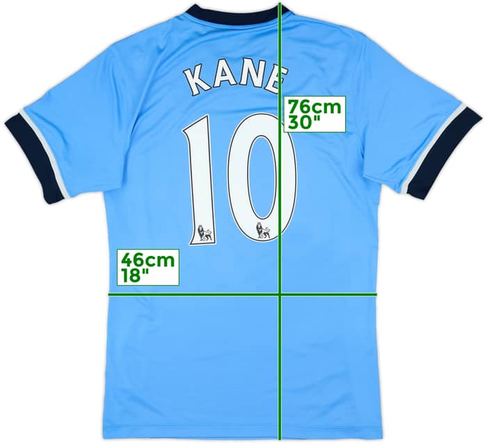 2015-16 Tottenham Away Shirt Kane #10 - 8/10 - (M)