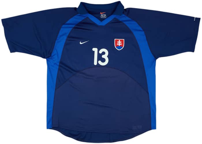 2000-01 Slovakia Match Issue Away Shirt #13