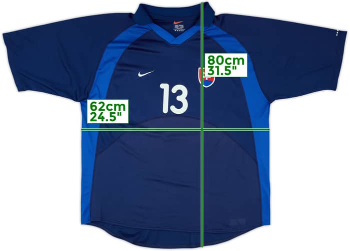 2000-01 Slovakia Match Issue Away Shirt #13