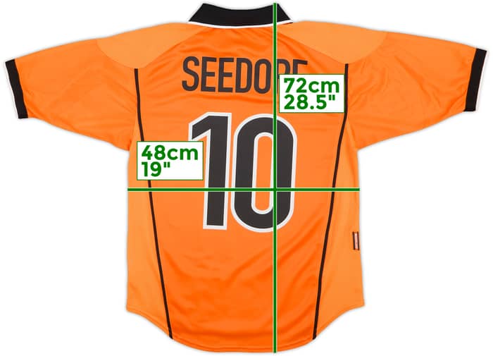 1998-00 Netherlands Home Shirt Seedorf #10 - 9/10 - (S)