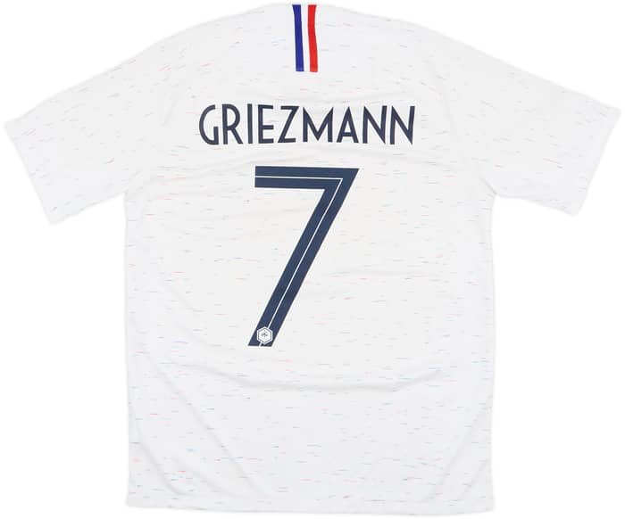 2018 France Away Shirt Griezmann #7 - 8/10 - (M)