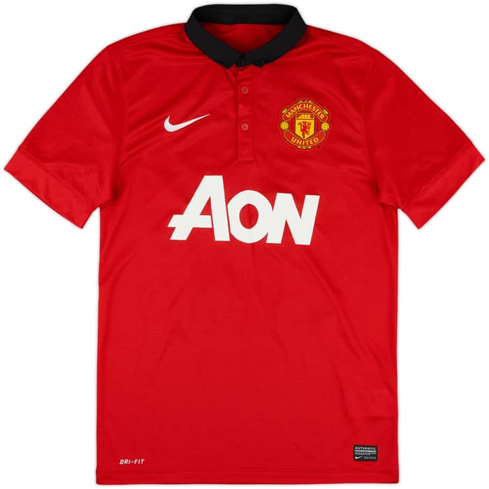 2013-14 Manchester United Home Shirt v.Persie #20 - 7/10 - (S)