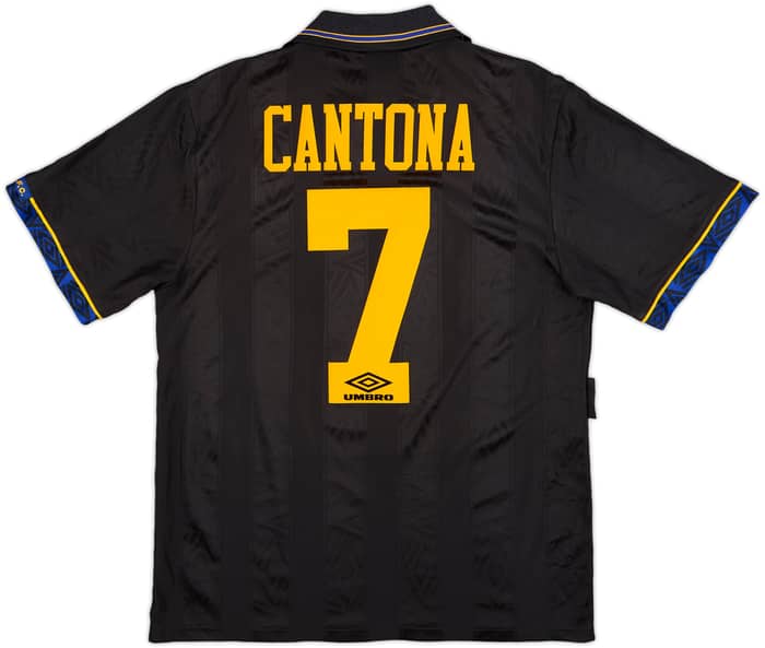 1993-95 Manchester United Away Shirt Cantona #7 - 8/10 - (M)