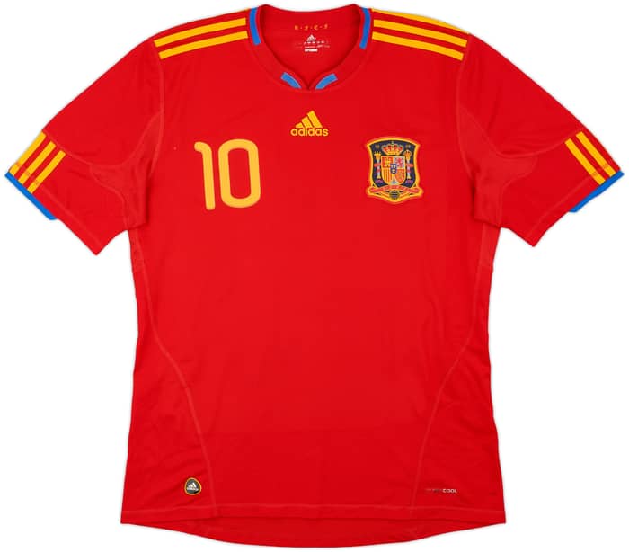2009-10 Spain Home Shirt Fabregas #10 - 8/10 - (L)