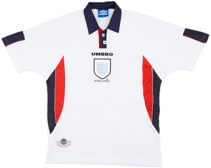 1997-99 England Home Shirt #11 - 7/10 - (XL)