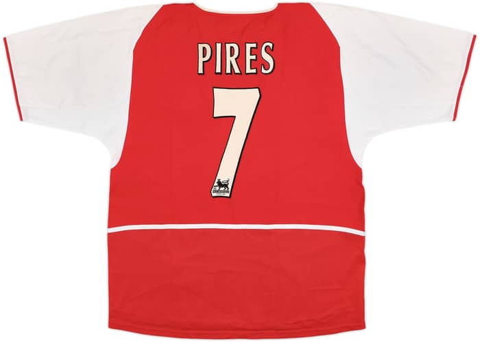 2002-04 Arsenal Home Shirt Pires #7 - 8/10 - (L)