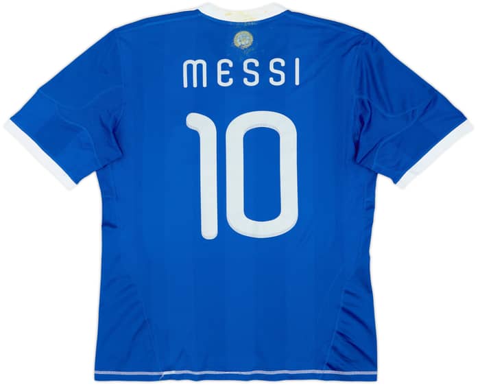 2010-11 Argentina Away Shirt Messi #10 - 7/10 - (L)