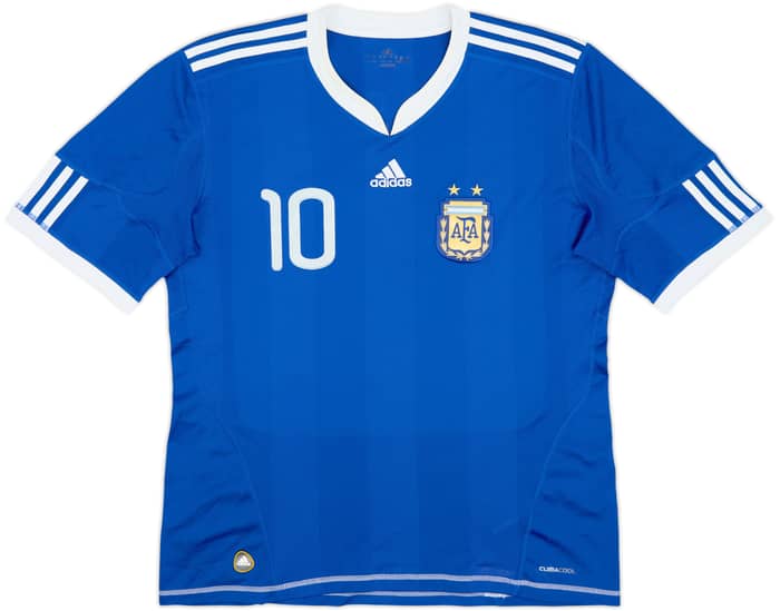2010-11 Argentina Away Shirt Messi #10 - 7/10 - (L)