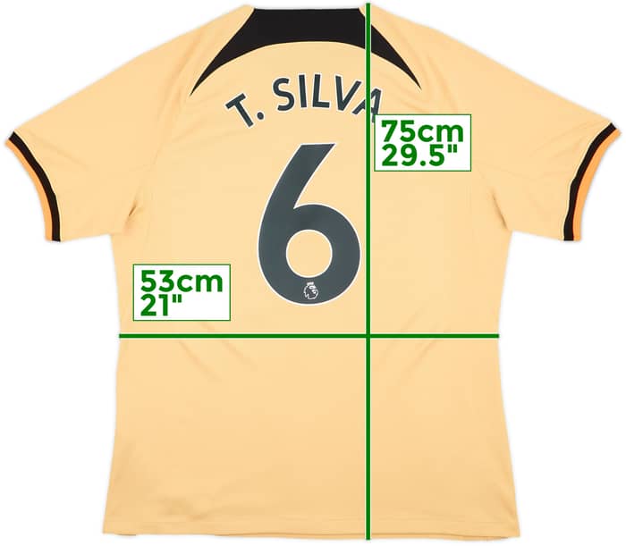 2022-23 Chelsea Third Shirt T.Silva #6 - 10/10 - (L)