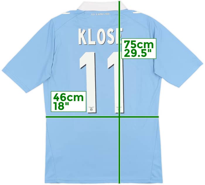 2014-15 Lazio Home Shirt Klose #11 - 8/10 - (S)