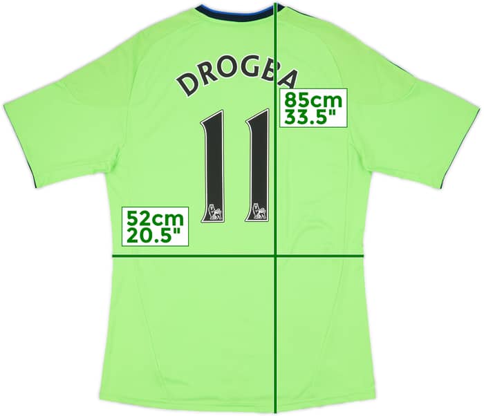 2010-11 Chelsea Third Shirt Drogba #11 - 8/10 - (L)