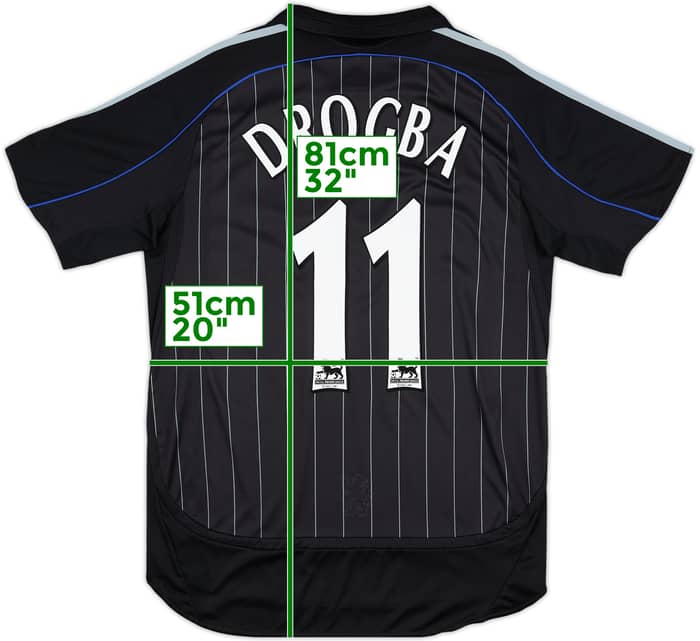 2006-07 Chelsea Third Shirt Drogba #11 - 7/10 - (M)