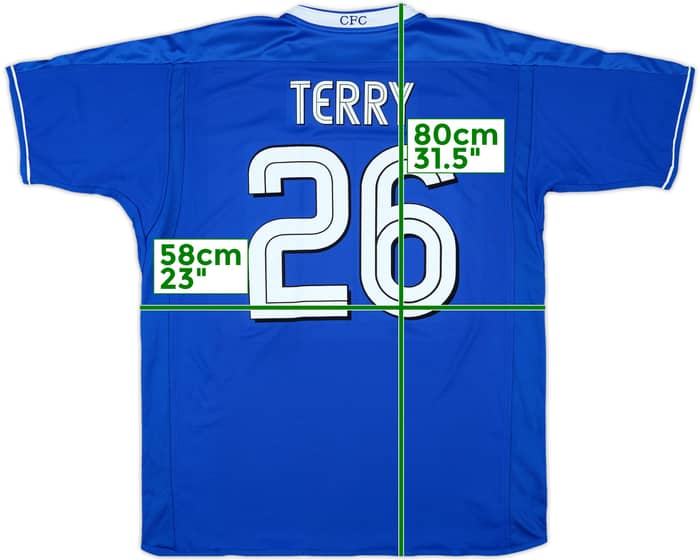 2003-05 Chelsea Home Shirt Terry #26 - 6/10 - (L)