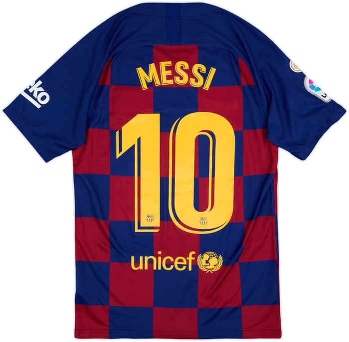 2019-20 Barcelona Home Shirt Messi #10 - 8/10 - (S)