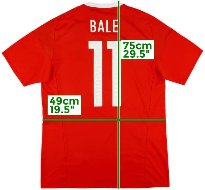 2016-17 Wales Home Shirt Bale #11 - 8/10 - (M)