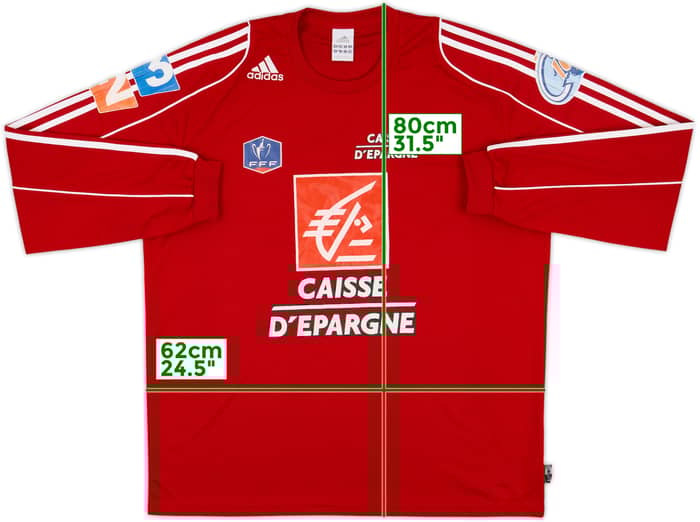 2006-07 Coupe de France L/S Shirt #15 - 8/10 - (XL)