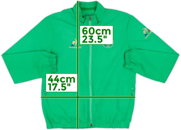 2016-17 Saint-Etienne Le Coq Sportif Track Jacket - 6/10 - (M.Boys)