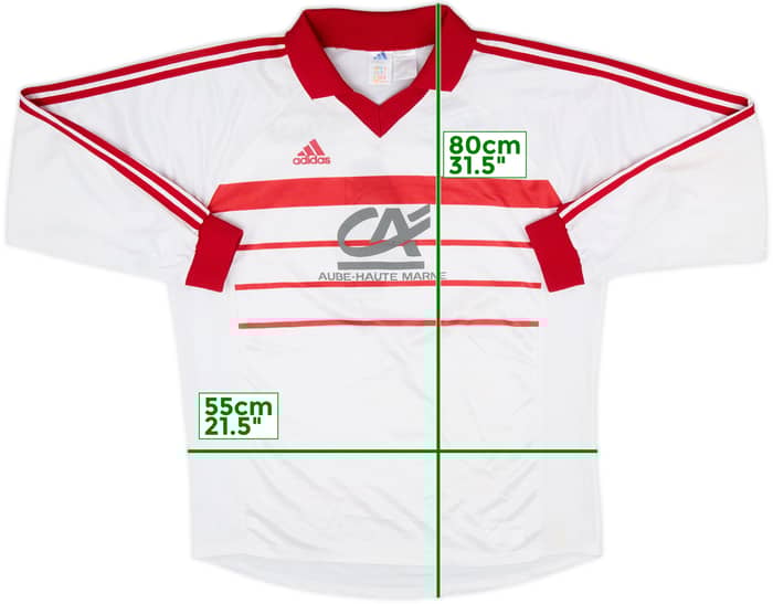 1990s Coupe de France Home L/S Shirt #4 - 7/10 - (XL)