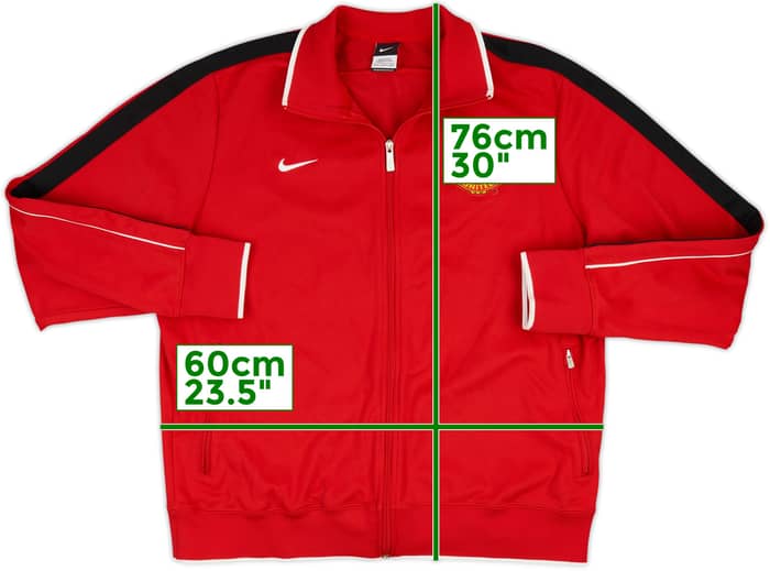2011-12 Manchester United Nike Track Jacket - 8/10 - (XXL)