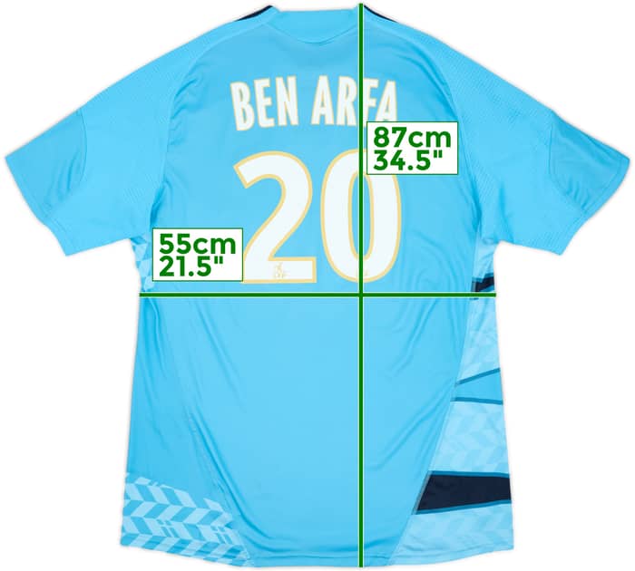 2009-10 Olympique Marseille Away Shirt Ben Arfa #20 - 8/10 - (XL)