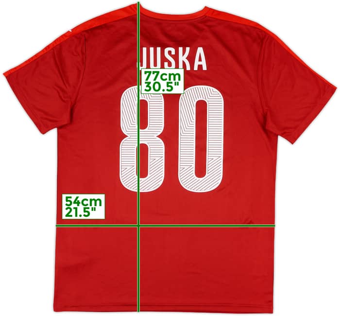 2016-17 Czech Republic Home Shirt Juska #80 - 9/10 - (L)