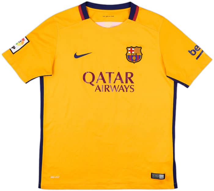 2015-16 Barcelona Away Shirt - 8/10 - (XL.Boys)