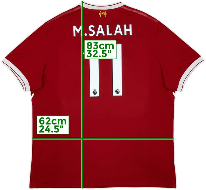 2017-18 Liverpool 125 Years Home Shirt M.Salah #11 - 6/10 - (XXL)