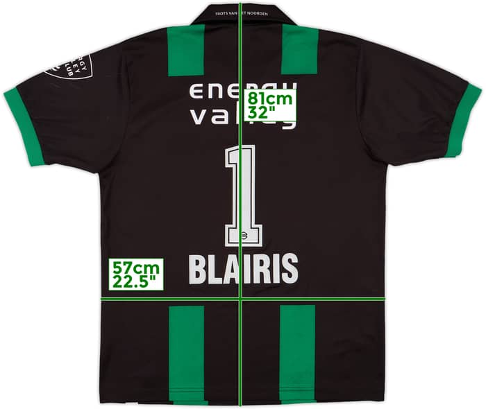 2012-13 FC Groningen Away Shirt Blairis #1 - 7/10 - (L)