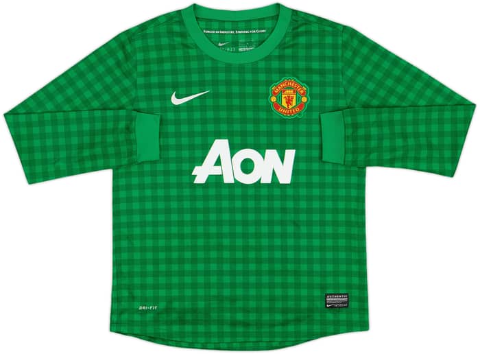 2012-13 Manchester United GK Shirt #1 - 8/10 - (M.Boys)