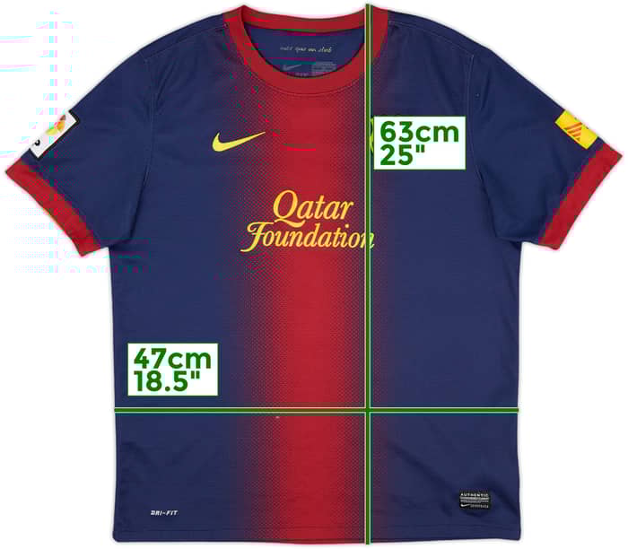 2012-13 Barcelona Home Shirt - 8/10 - (XL.Boys)