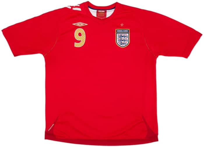 2006-08 England Away Shirt Rooney #9 - 5/10 - (XL)