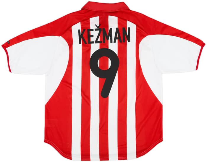 2000-02 PSV Home Shirt Kezman #9 - 9/10 - (XL)