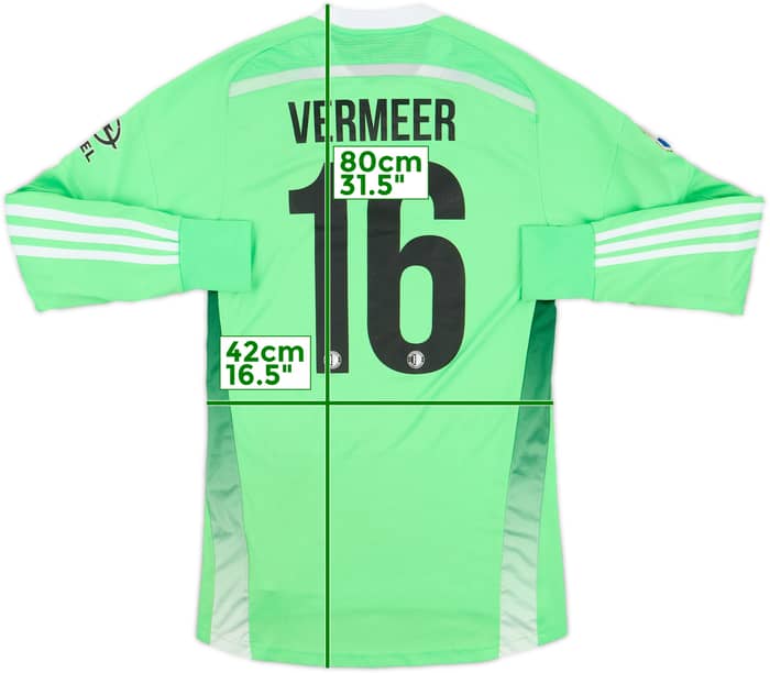 2014-15 Feyenoord GK Shirt Vermeer #16 - 5/10 - (M)