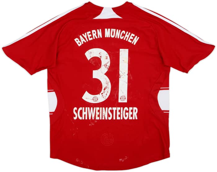 2007-08 Bayern Munich Home Shirt Schweinsteiger #31 - 4/10 - (Women's M)