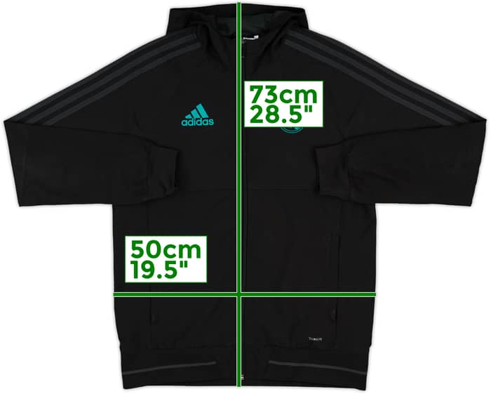 2017-18 Real Madrid adidas Hooded Track Jacket - 8/10 - (L.Boys)