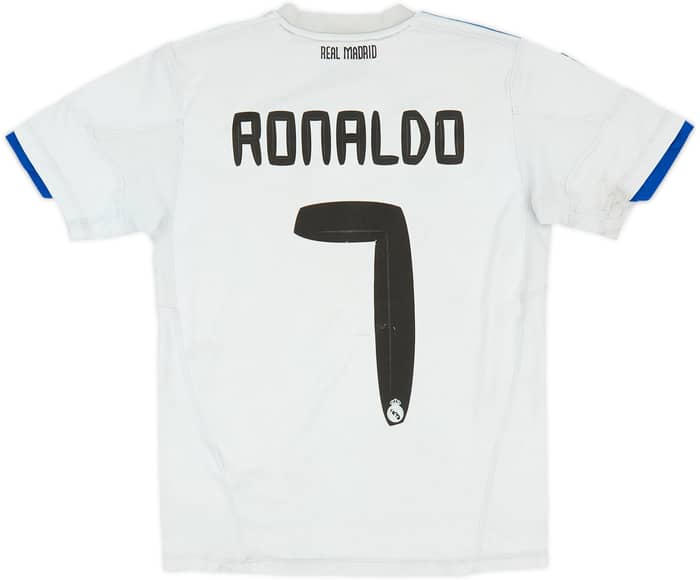 2010-11 Real Madrid Home Shirt Ronaldo #7 - 4/10 - (L.Boys)