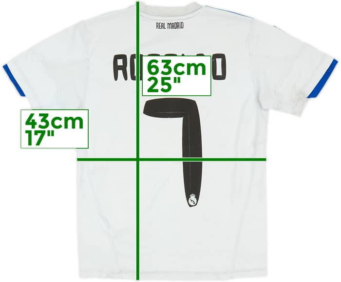 2010-11 Real Madrid Home Shirt Ronaldo #7 - 4/10 - (L.Boys)