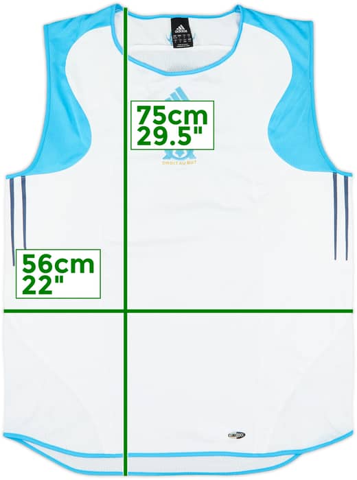 2004-05 Marseille adidas Training Vest - 8/10 - (L/XL)