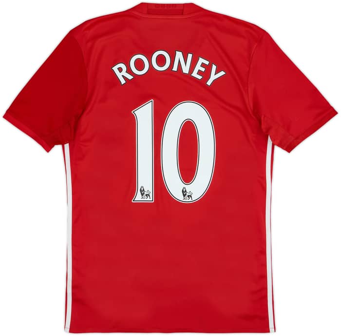 2016-17 Manchester United Home Shirt Rooney #10 - 6/10 - (S)