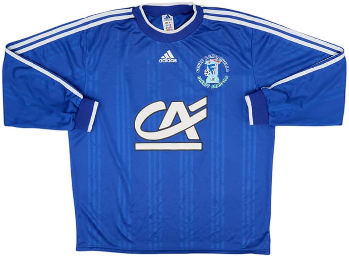 2000-01 Coupe de France L/S Shirt #14 - 8/10 - (XL)