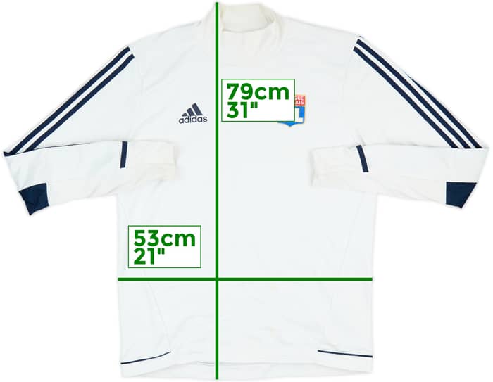 2017-18 Lyon adidas Drill Top - 7/10 - (L)